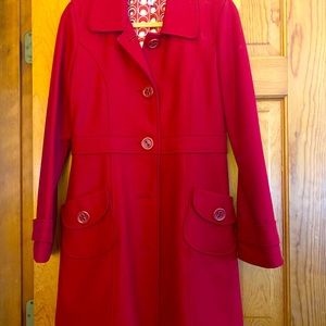 Tulle Trouser Red Coat